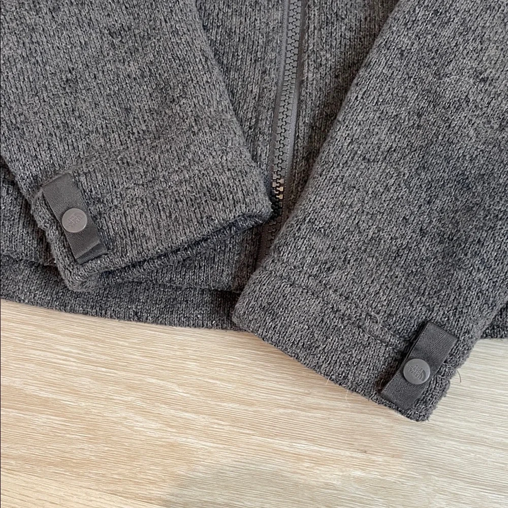The North Face Women's Charcoal Ski Fleece Zip Up Small gray - Picture 6 of 9